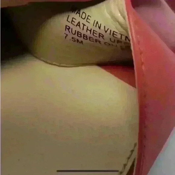 NWOT Michael Kors Fiona wedge ORANGE ankle strap size 7.5 M - Picture 7 of 8